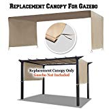 BenefitUSA G260 Universal Replacement Top Pergola Structure (18′ L x 8.3′ W) Canopy Cover Review