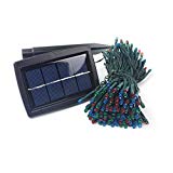 LIEYANG Solar Powered Garden Outdoor Fairy String Party Christmas Lamp 200 Led Purple