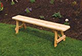 Outdoor 4 Foot Traditional Pine Picnic BENCH ONLY *Unfinished * Amish Made USA For Sale Outdoor 4 Foot Traditional Pine Picnic BENCH ONLY *Unfinished * Amish Made USA For Sale
