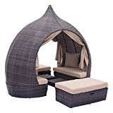Zuo Modern Majorca Daybed, Brown/Beige Zuo Modern Majorca Daybed, Brown/Beige