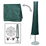 Umbrella PE Cover for Standard Umbrella 10‘X13’ Protective Patio Winter Outdoor Furniture Protector-Green Umbrella PE Cover for Standard Umbrella 10‘X13’ Protective Patio Winter Outdoor Furniture Protector-Green