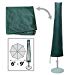 Umbrella PE Cover for Standard Umbrella 10‘X13’ Protective Patio Winter Outdoor Furniture Protector-Green