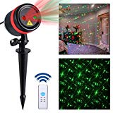 Cheap Lightess Laser Christmas Lights Projector Outdoor Laser Lights Red and Green Laser Light Galaxy Show with RF Remote for Holiday Party Garden Decoration, 8 in 1