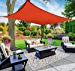 Sun Shade Sail Canopy, Rectangle, Red, 12' x 16'